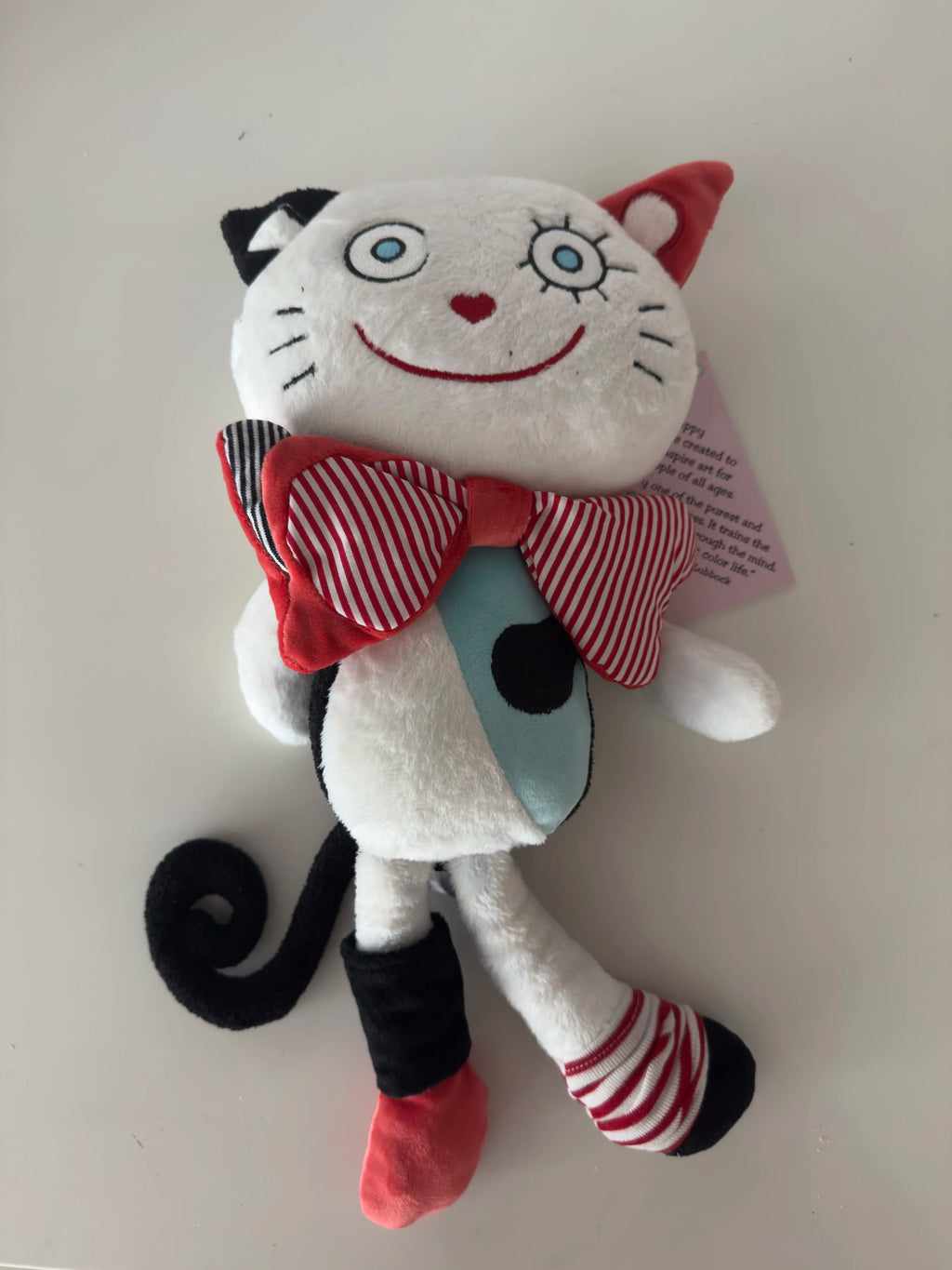 Cat Josette - Plush Toy – Modern Art-Inspired Stuffed Animal, 15” Art Toy, Toddler Gift