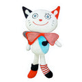 Cat Josette - Plush Toy – Modern Art-Inspired Stuffed Animal, 15” Art Toy, Toddler Gift